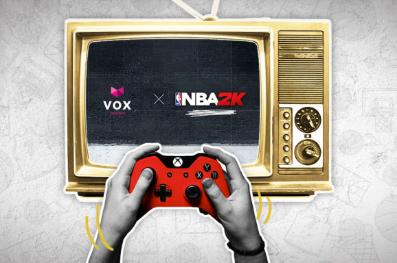 Vox Creative x NBA2K - Intro slide of 