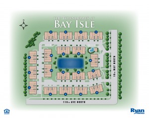 Ryan Homes Bay Isle Site Map